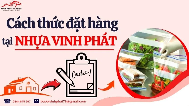 Cách thức đặt hàng tại Nhựa vinh Phát