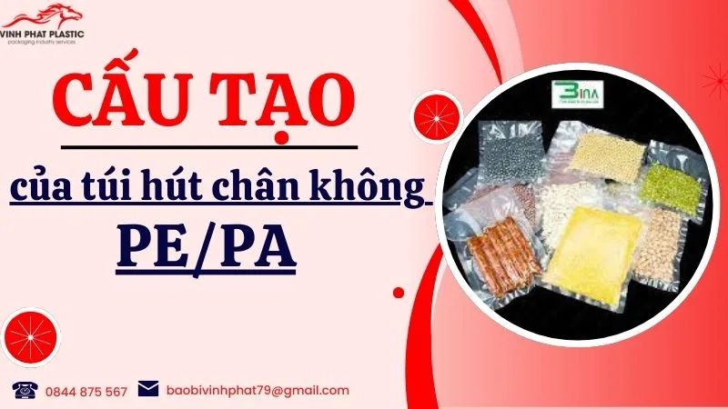 Cấu tạo của bịch PE/PA hút chân không