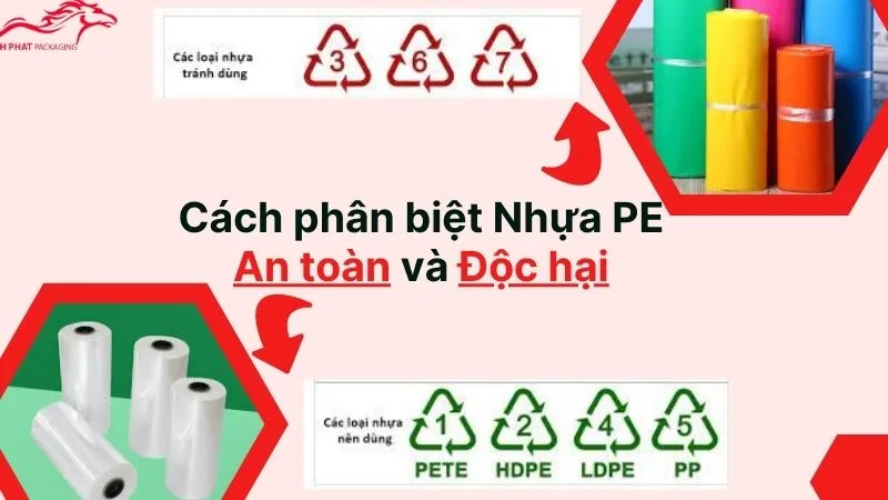 Cách phân biệt Nhựa PE an toàn và Nhựa PE độc hại